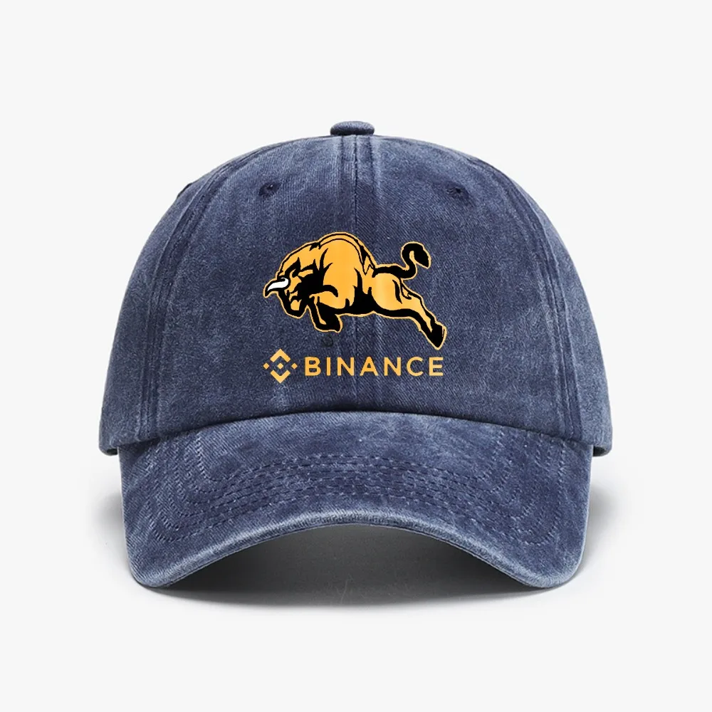 Фото Бейсболка Binance Coin Crypto Miners, винтажная ковбойская кепка унисекс, повседневная спортивная кепка для активного отдыха, дышащая мягкая кепка от солнца №2