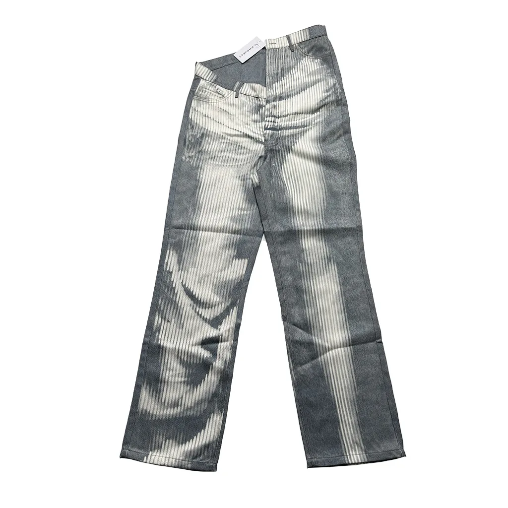 2024 новые классические джинсовые зауженные прямые штаны на молнии Y Project хлопковые