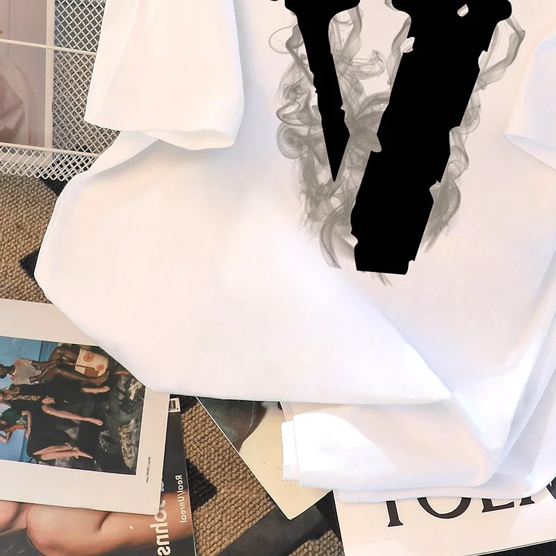 Футболка женская оверсайз с графическим принтом корейский топ в стиле Харадзюку