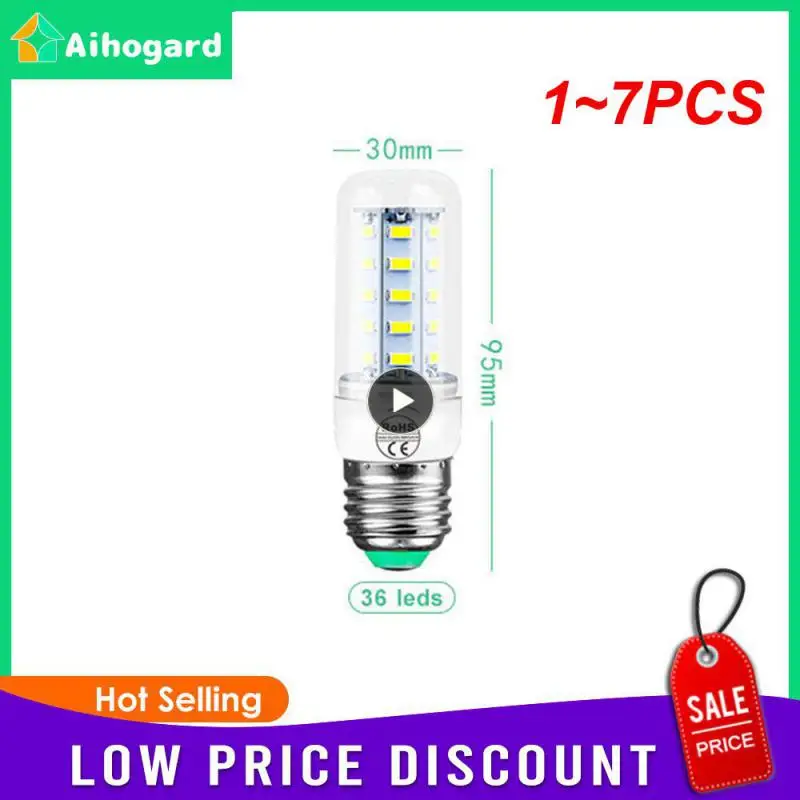 

1~7PCS 5730 E27 LED Light Corn Lamp Energy Saving Lights Led Lamp 110V 220V Lampada Candle Ampoule LED Corn Light Bulbs