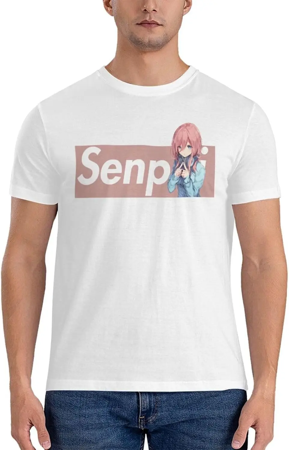 Мужская Летняя Повседневная футболка с круглым вырезом