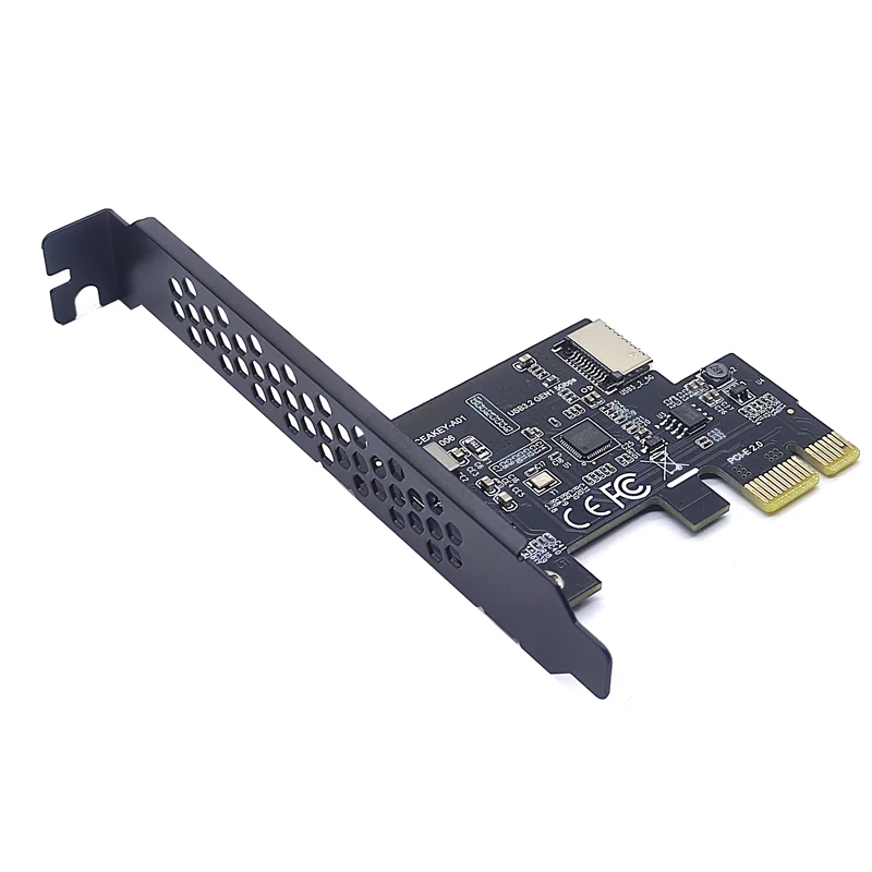 Новая плата расширения PCI Express 2 0 X1 USB 3 Gen1 TYPE-E карта PCIe передний адаптер Type-C