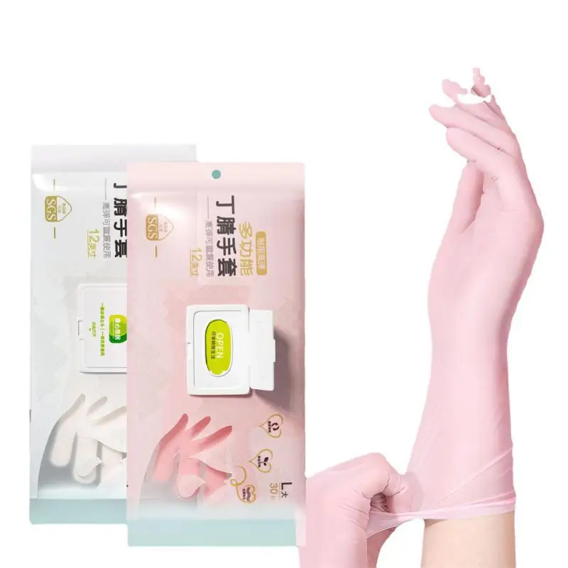 

Oil Smoke Nitrile Gloves Dustproof Multifunctional Housework Gloves Kitchen Dishwashing Care For Hands Housekeeping Cleaning
