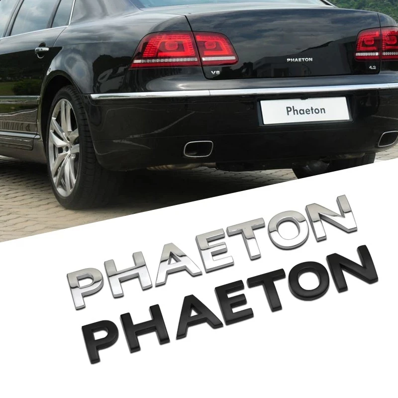 

16mm Height Chrome Metal Zinc MAGOTAN PHAETON Separate Letters Tail Logo Refitting Car-Styling Emblem Badge 3D Sticker for VW