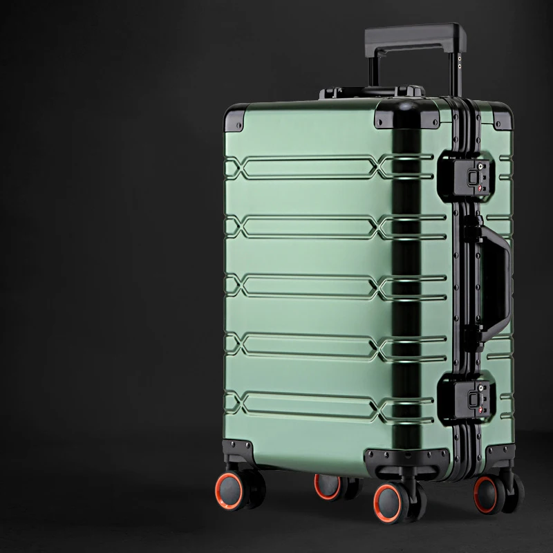 

Travel Suitcase Rolling Luggage 20/24/29 inch Aluminum-magnesium alloy Trolley Luggage Carry-On Cabin Suitcase S15320-S15327