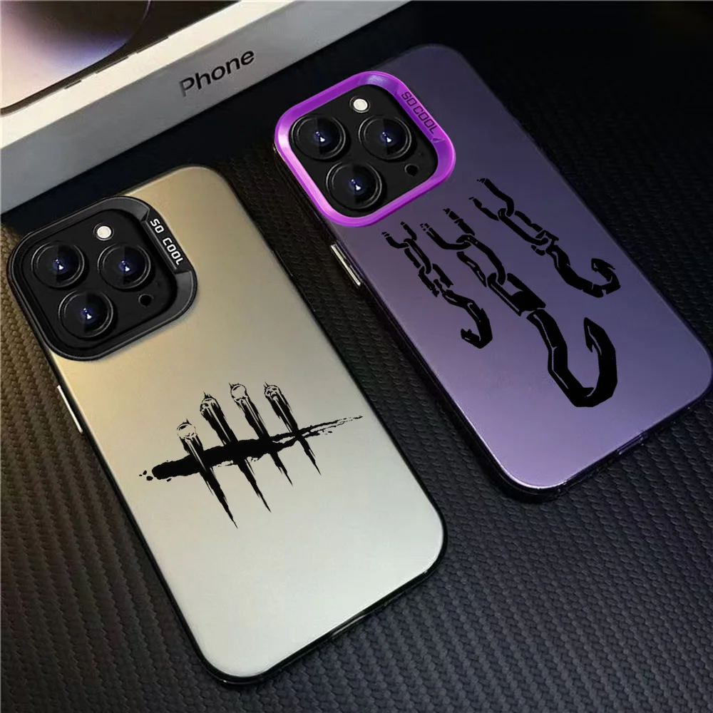 Чехол для телефона Game D-Dead By D-Daylight iPhone 16 Pro Max 15 14 13 12 XS Plus 11 модный матовый чехол Aurora