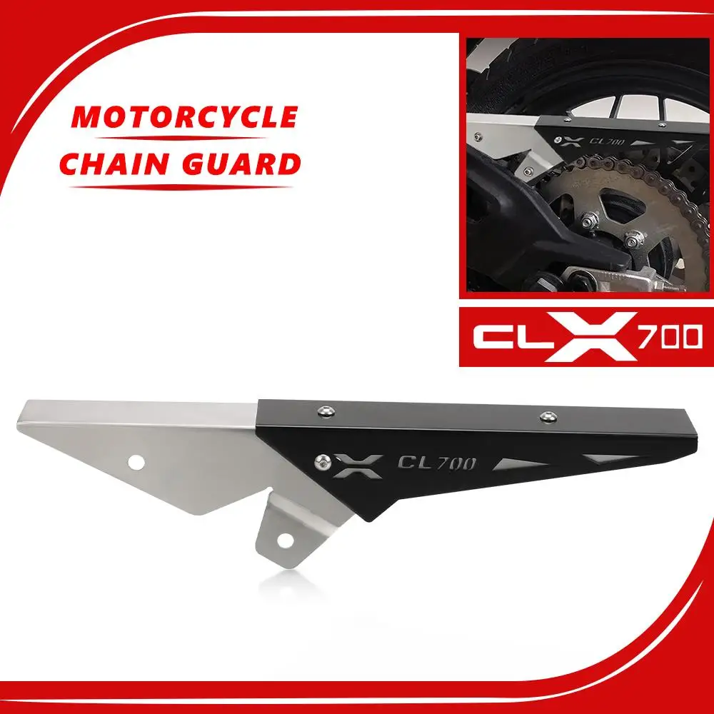 

Алюминиевая крышка цепи для мотоцикла CFMOTO 700CLX 700 CLX 700CL-X, защита задней цепи ремня, модифицированные детали CLX700 CL X, аксессуары