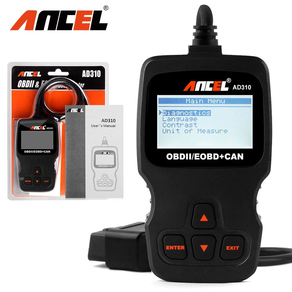 Ad310 obd2 автомобильный сканер инструкция