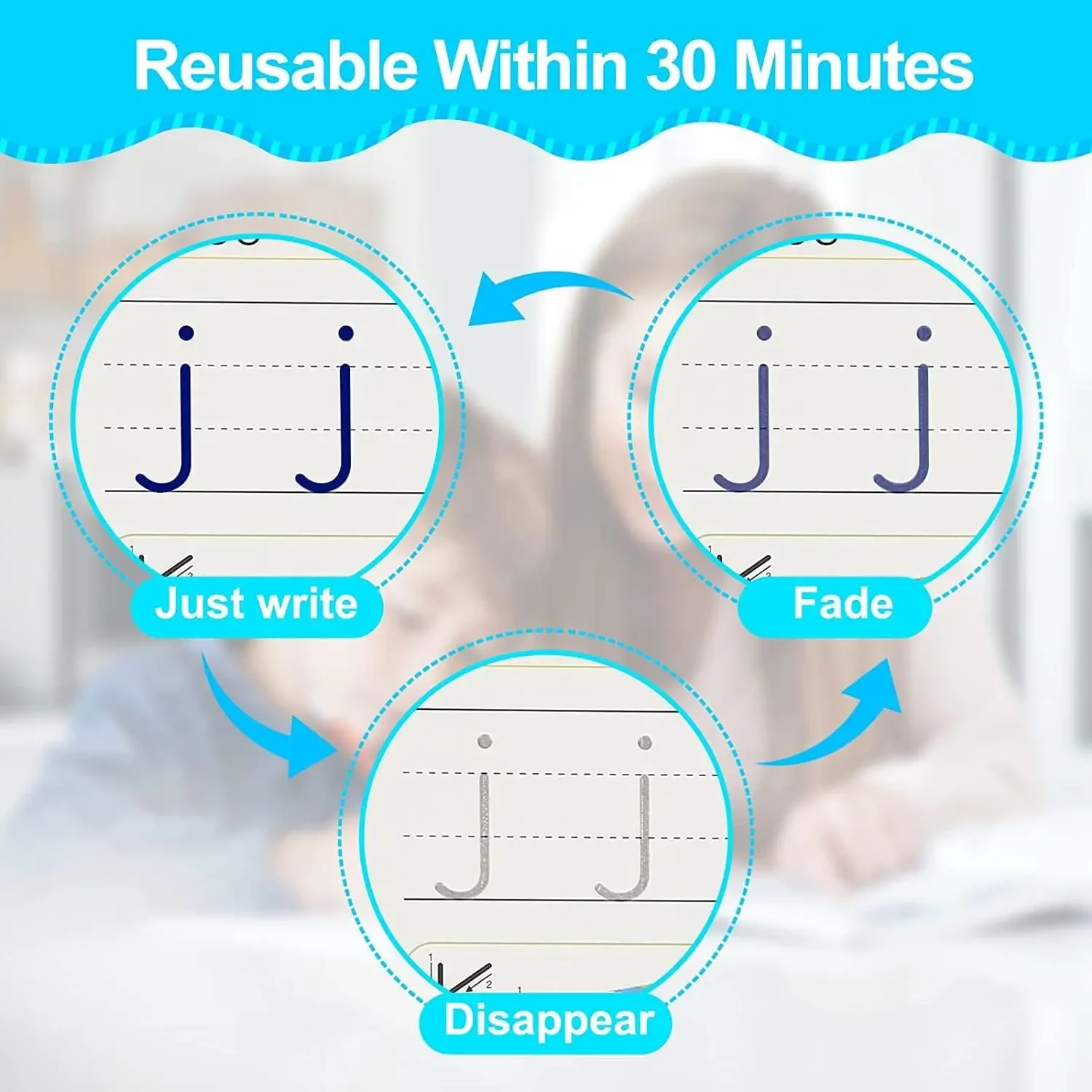 4 книжки копировальная ручка Волшебная книга Бесплатная протирающая запись