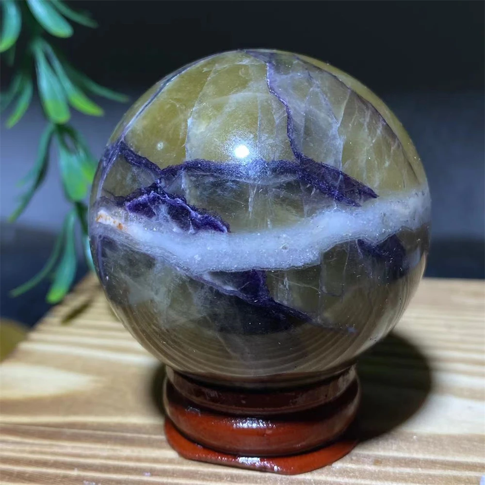 

Хрустальный флюорит шар DriB