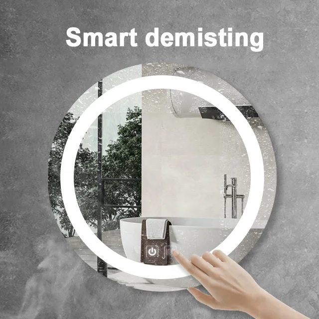 Современные круглые зеркала для ванны настенное противозапотевающее устройство