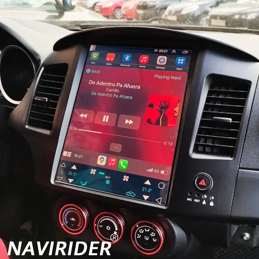 12 1-дюймовый автомобильный радиоприемник с сенсорным экраном для Mitsubishi Lancer 10 CY