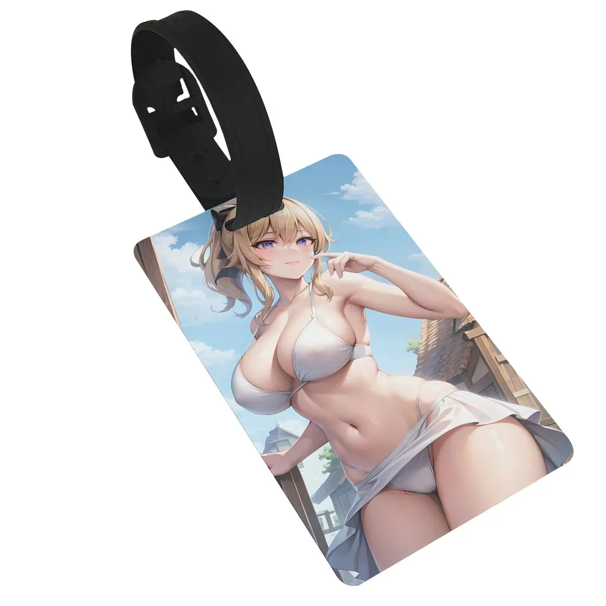 

PVC Sexy Girl Luggage Tags Travel Accessories Suitcase Name Tag Label Baggage Boarding Name ID Address Bag Holder For Man woman
