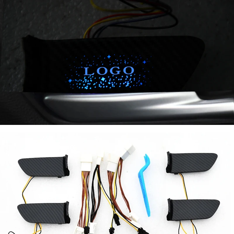 Для Toyota Corolla cross2019 2021 2022-2025 ​ Дверная чаша подлокотник атмосферный светильник