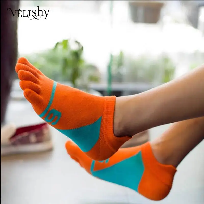 Men's Socks Five Finger Sock Men Mesh Meias Sports Running Five Finger Toe Socks Comfortable Sports Breathable Socks