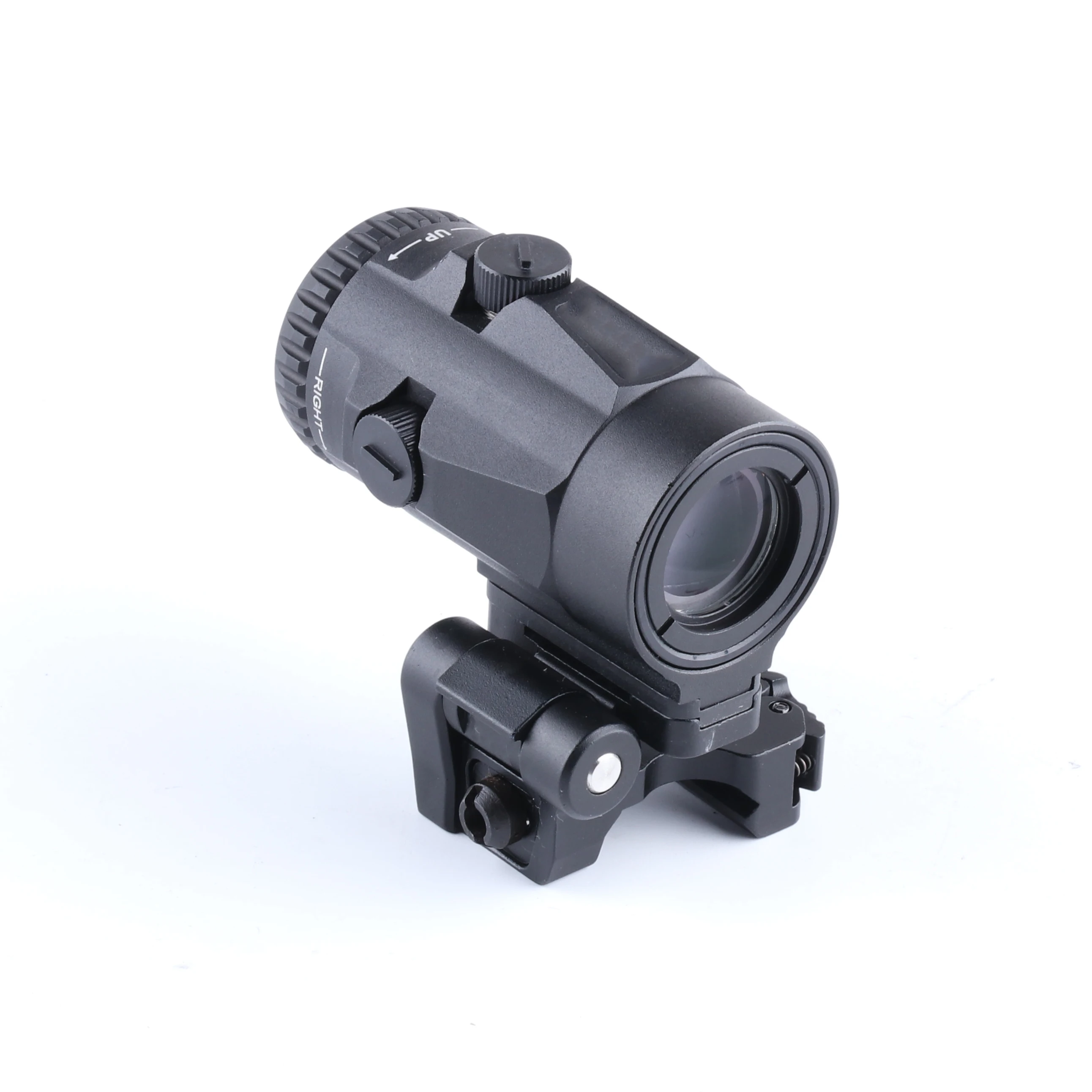 

Tactical V3XM 3x Magnifier Scope Quick Release Flip Mount Fit weaver picatinny rail mount For Hunting