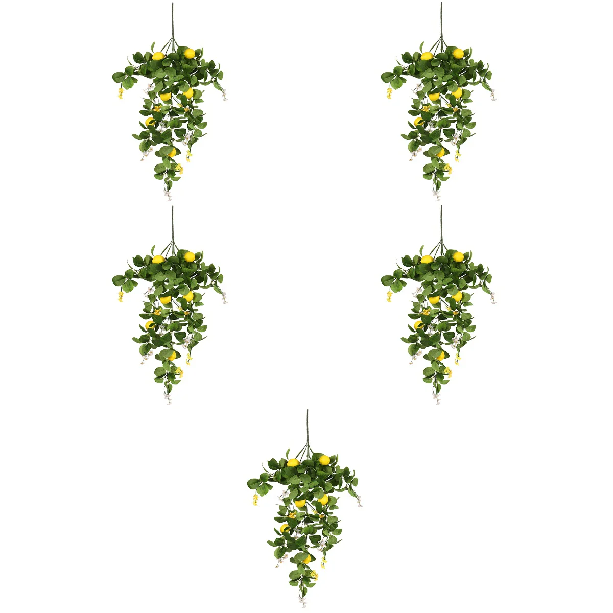 

5 PCS Fake Branch Holiday Festive Lemon Crafts Ramo De Flores Artificiales Dining Table Artificial Stem Home Plastic Tree Picks