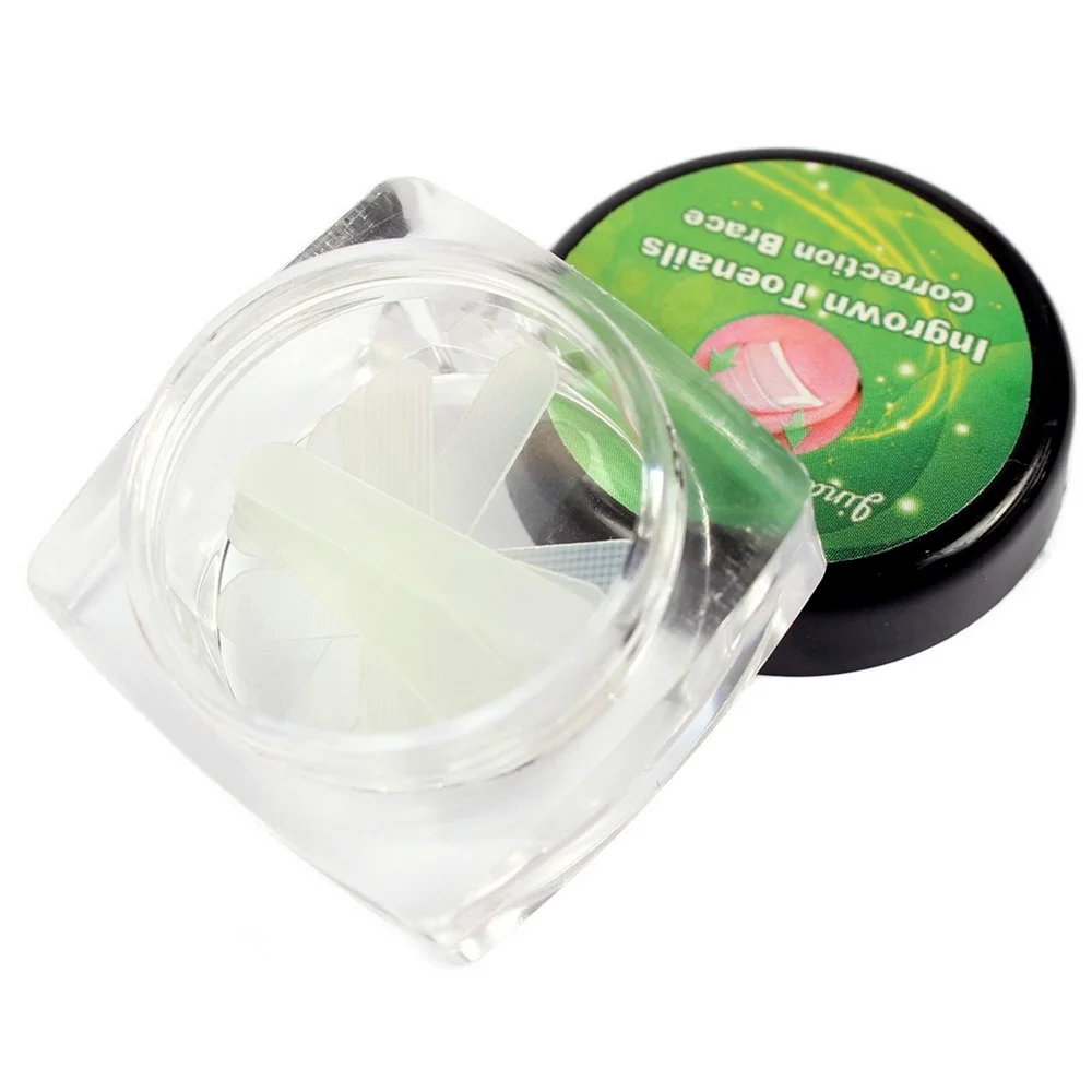 

12 Pieces of Correction Patch Is Nail Stick Nail Groove Correction White Stick Nail Pad Inlaid Nail Filling Pad Silk