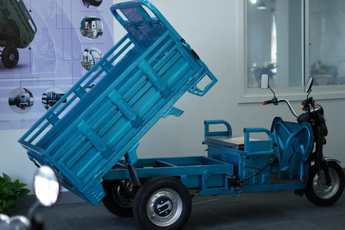 Китайский Электрический трехколесный велосипед 2000 Вт 2T SYDC06 грузовой