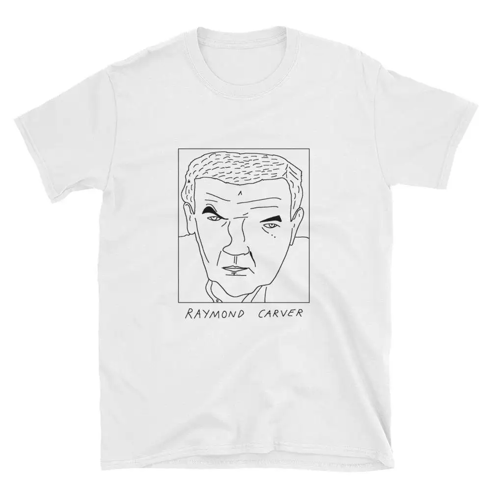 Сильно тянутые авторы футболка Раймонда Карвера Бесплатная доставка по всему