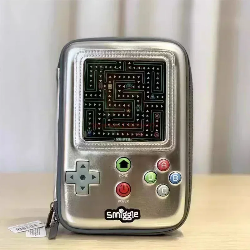 Оригинальный Австралийский серебристый рюкзак для электронных игр Smiggle