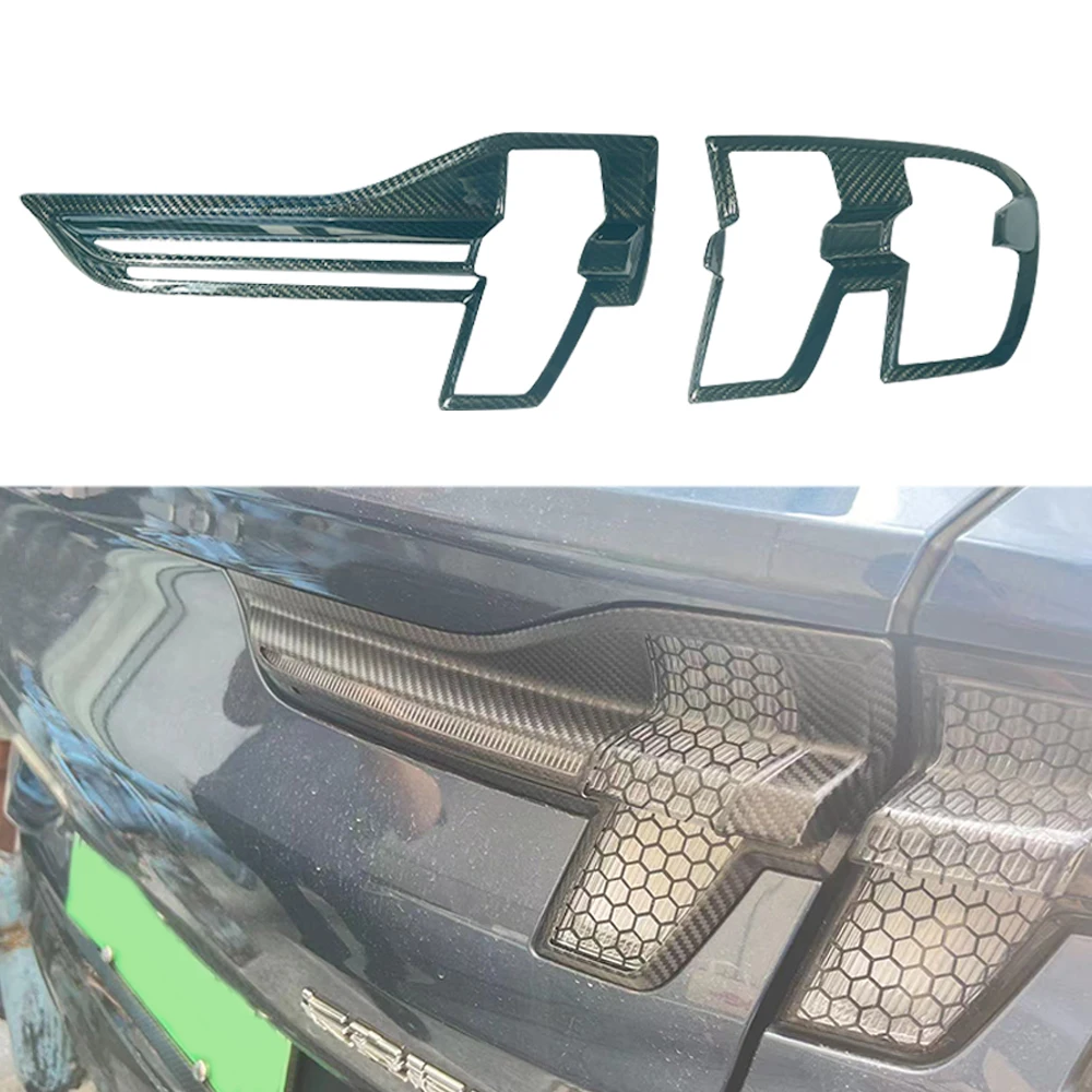 4 шт. задние фары из углеродного волокна для Ford Mustang Mach-E 2021 +