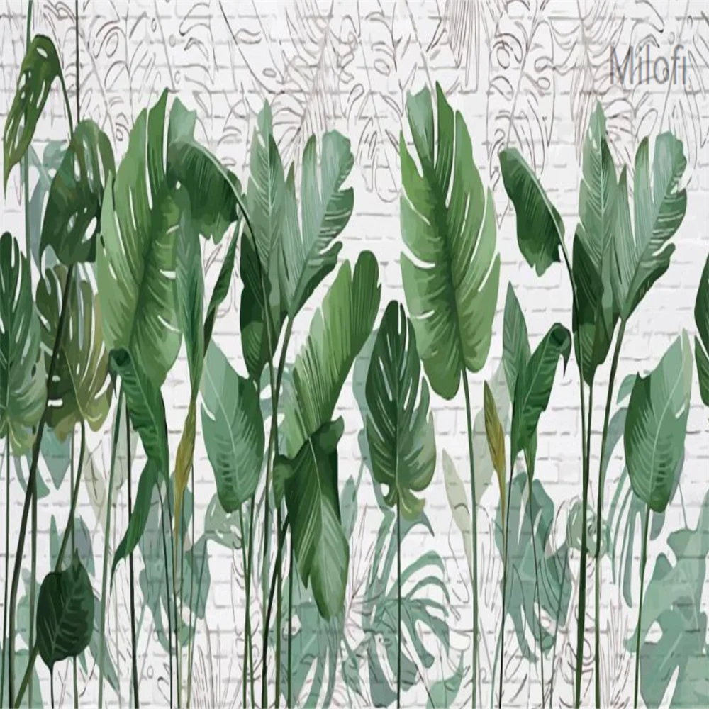 

Milofi Custom Wallpaper Mural NordicHand-painted Geometric Building Stairs Children'sRoom Background Wall Decoration Painting