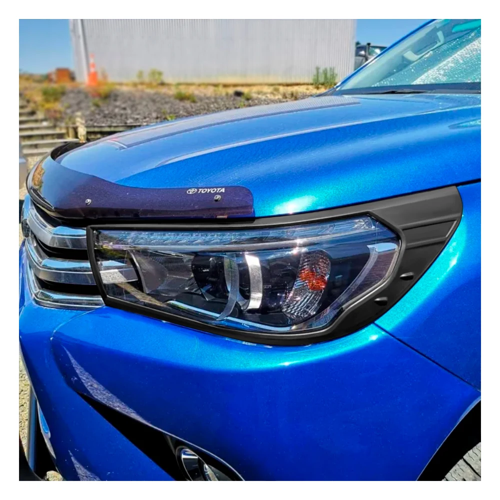 Накладка на фару декоративный протектор лампы для Toyota Hilux Recco SR5 2015 2016 2017 2018 2019 4X4