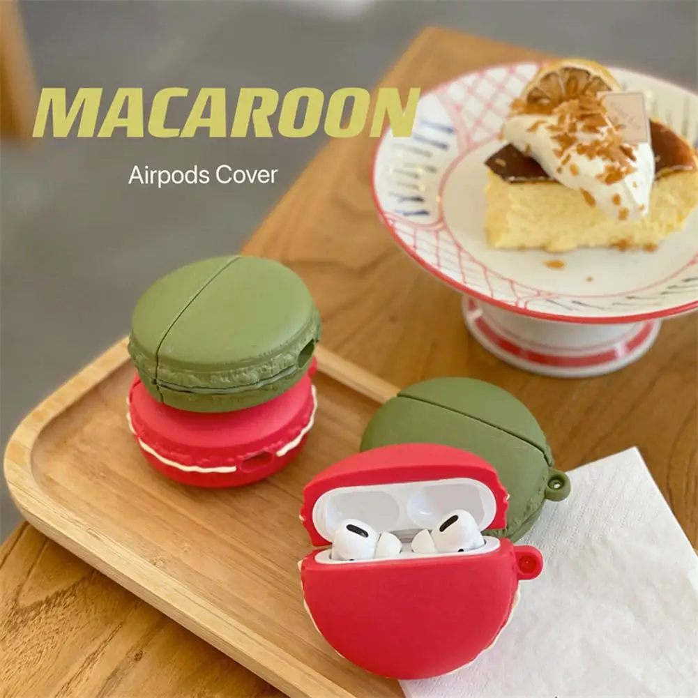 

Wireless Headphone Cover For Airpods Pro 1/2/3 Generation Macaron Color Silicone Bluetooth-compatible Protective Case Shell