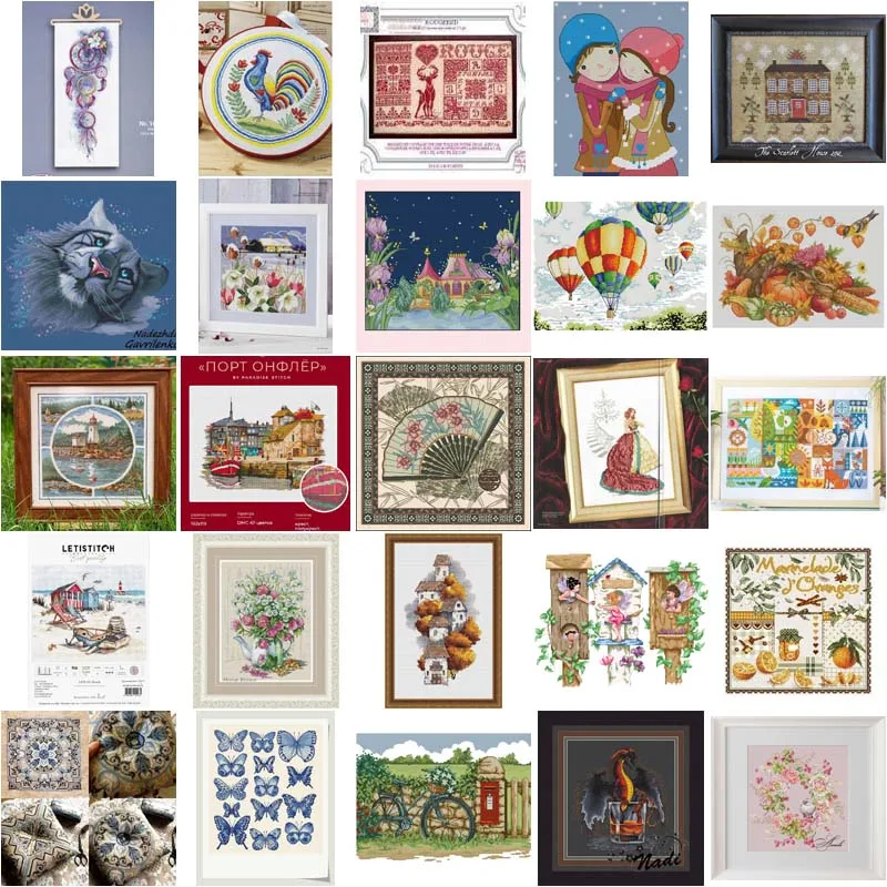 

Butterfly ,cartoon Cross Stich Embroidery set Electronic drawing Cross Stich Needlework PDF by Email