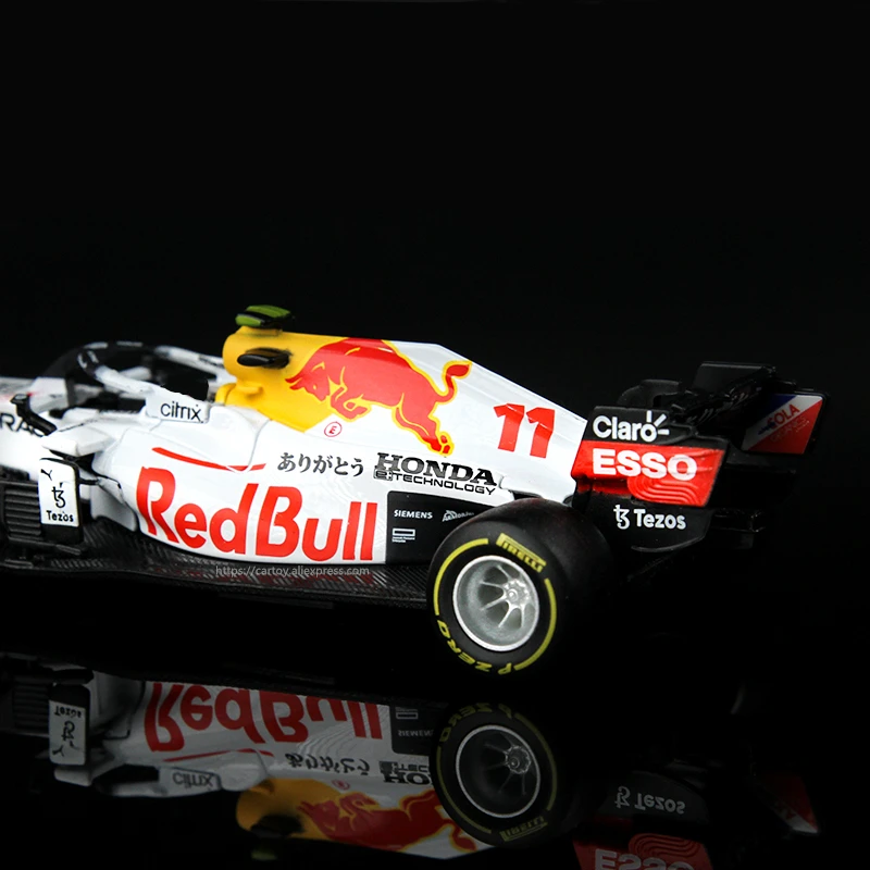 Bburago 1:43 2021 F1 Red Bull Racing RB16B 11 # Перез Турция специальная краска формула один сплав