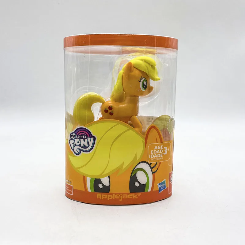 Hasbro My Little Pony Rainbow Dash Applejack Мерцающая Модель Аниме фигурки любимые коллекционные украшения