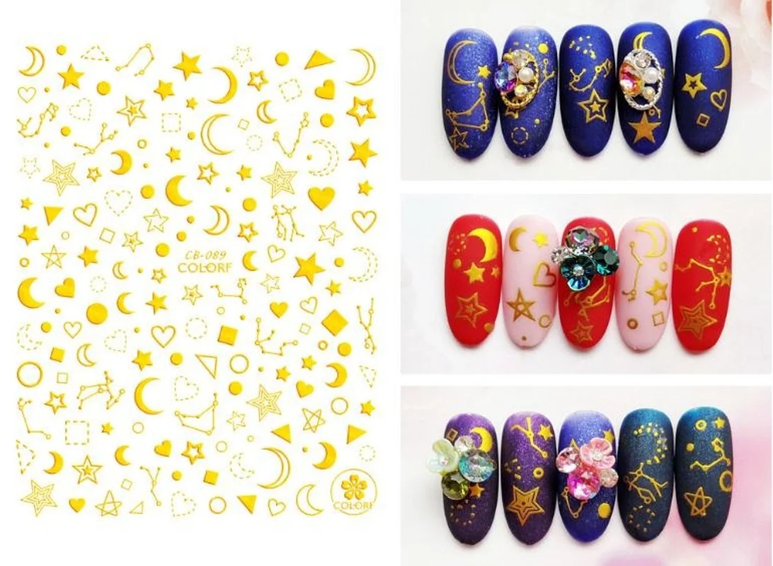 

Some Beautiful 1pc Nail Art Water Sticker Animal Cartoon feather scenery animals Decoration
