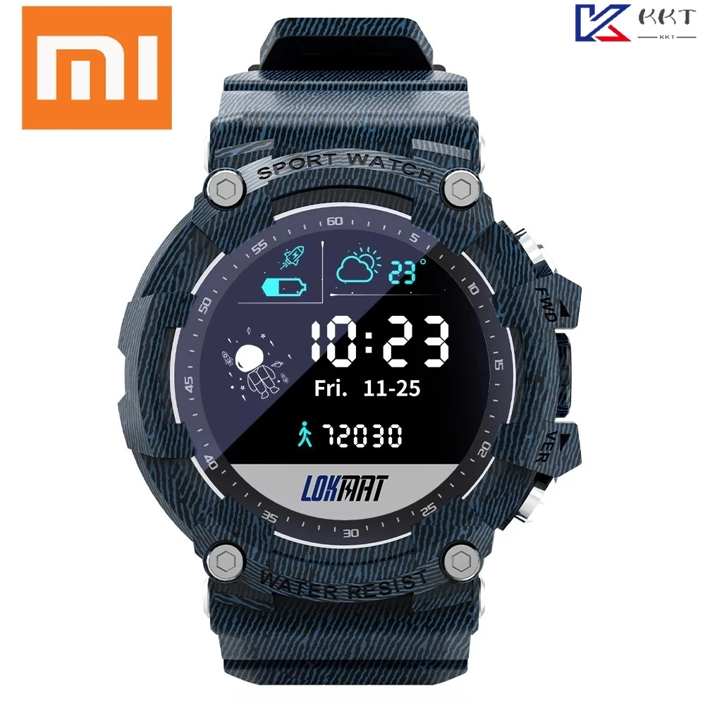 

XIAOMI 2022 New LOKMAT ATTACK 2 Sport Smart Watch IP68 Waterproof Fitness Tracker Pedometer Calorie Smartwatch for Men and Women
