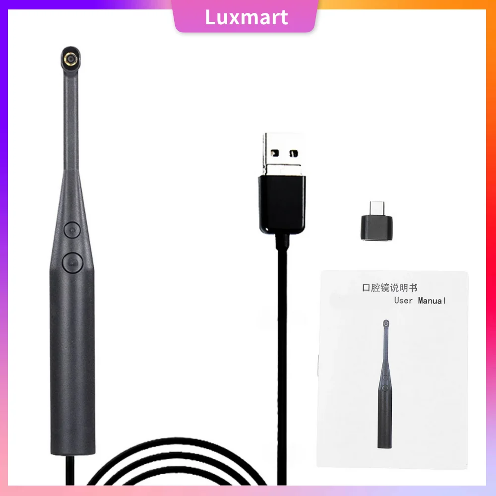 

Стоматологическая интраоральная камера 2 в 1 с USB, 720P HD, медицинский эндоскоп, зубной зеркало с 6 регулируемсветодиодный светодиодными лампоч...