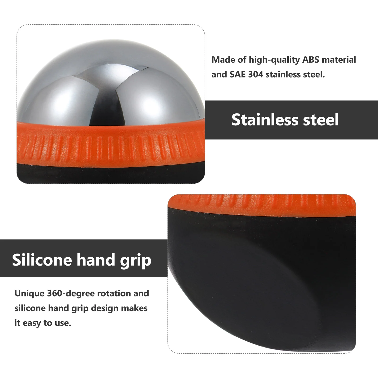 Массажер со льдом шарик из нержавеющей стали фитнес-ролик для лица холодная и