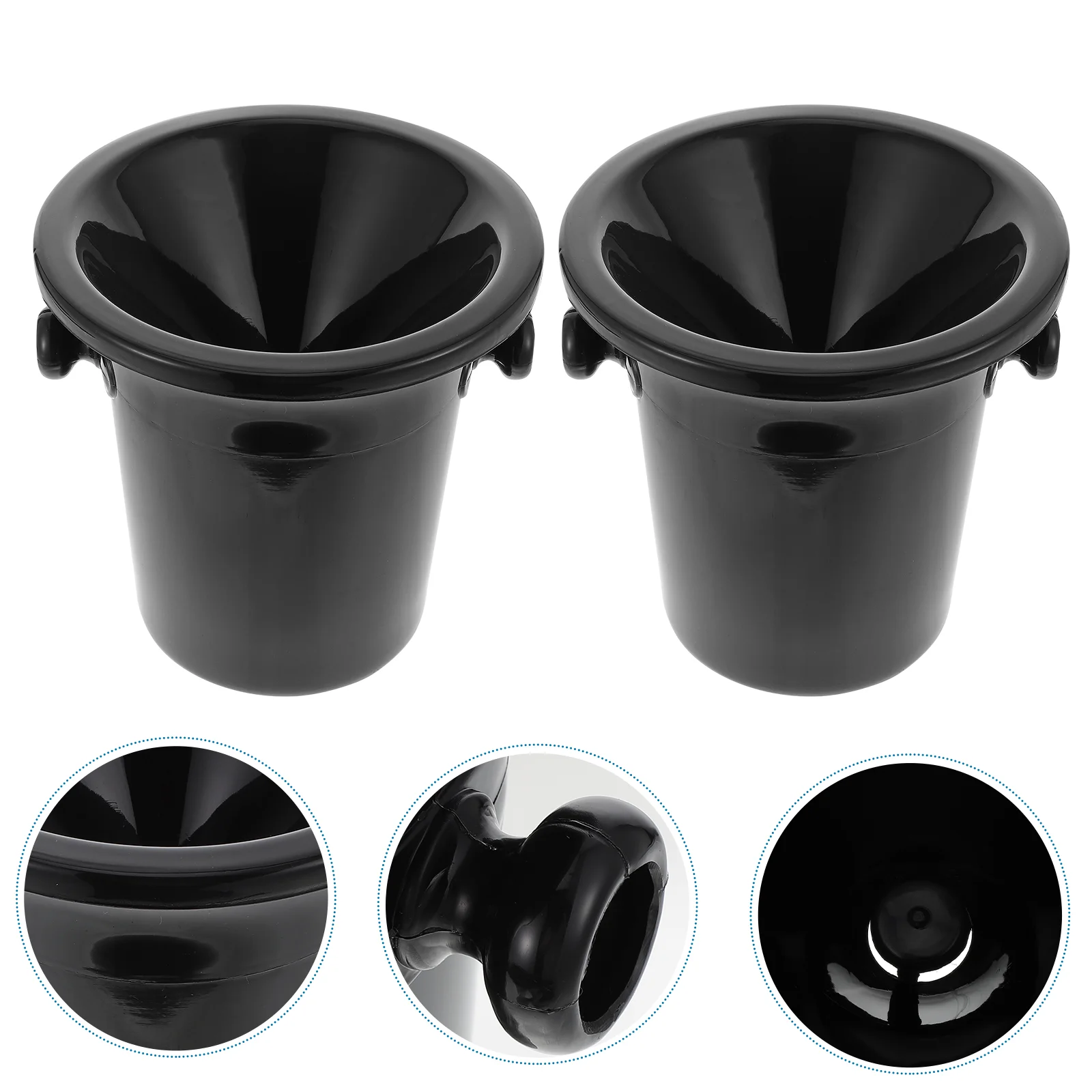 

2PCS Tasting Spittoon Round Personal Spittoon Dump Bucket Bucket Bucket