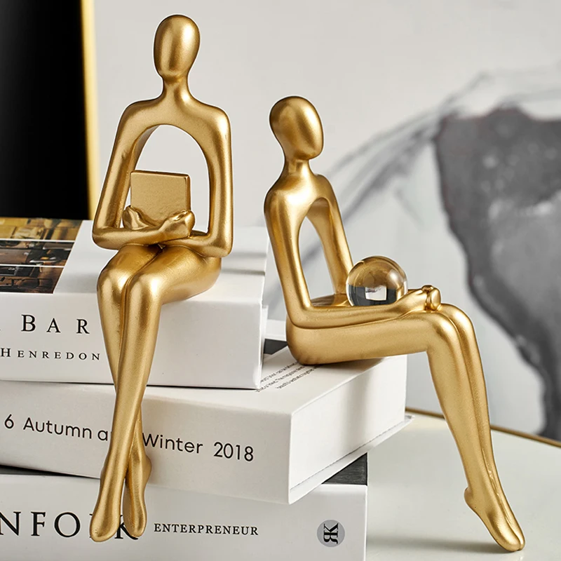 

Abstract Figures Statues Nordic Home Decoration Accessories Resin Modern Ornaments Figurines Sculptures For Living Room Interior