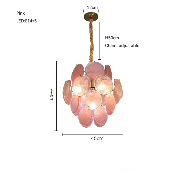 

Подвесной светильник KABOSEN из цветного стекла