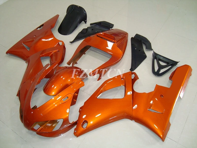 

4Gifts New ABS Motorcycle Bike Whole Fairings Kit Fit For YAMAHA YZF- R1 1998 1999 98 99 Bodywork Set Shell Custom Orange