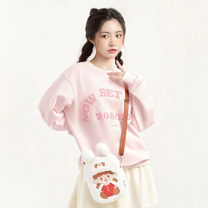 

Плюшевая сумка в японском стиле King Zhuo Garden Party-Кроссбоди Kawaii, Женская мультяшная плюшевая сумка через плечо, сумка-кошелек для девушек, хороши...