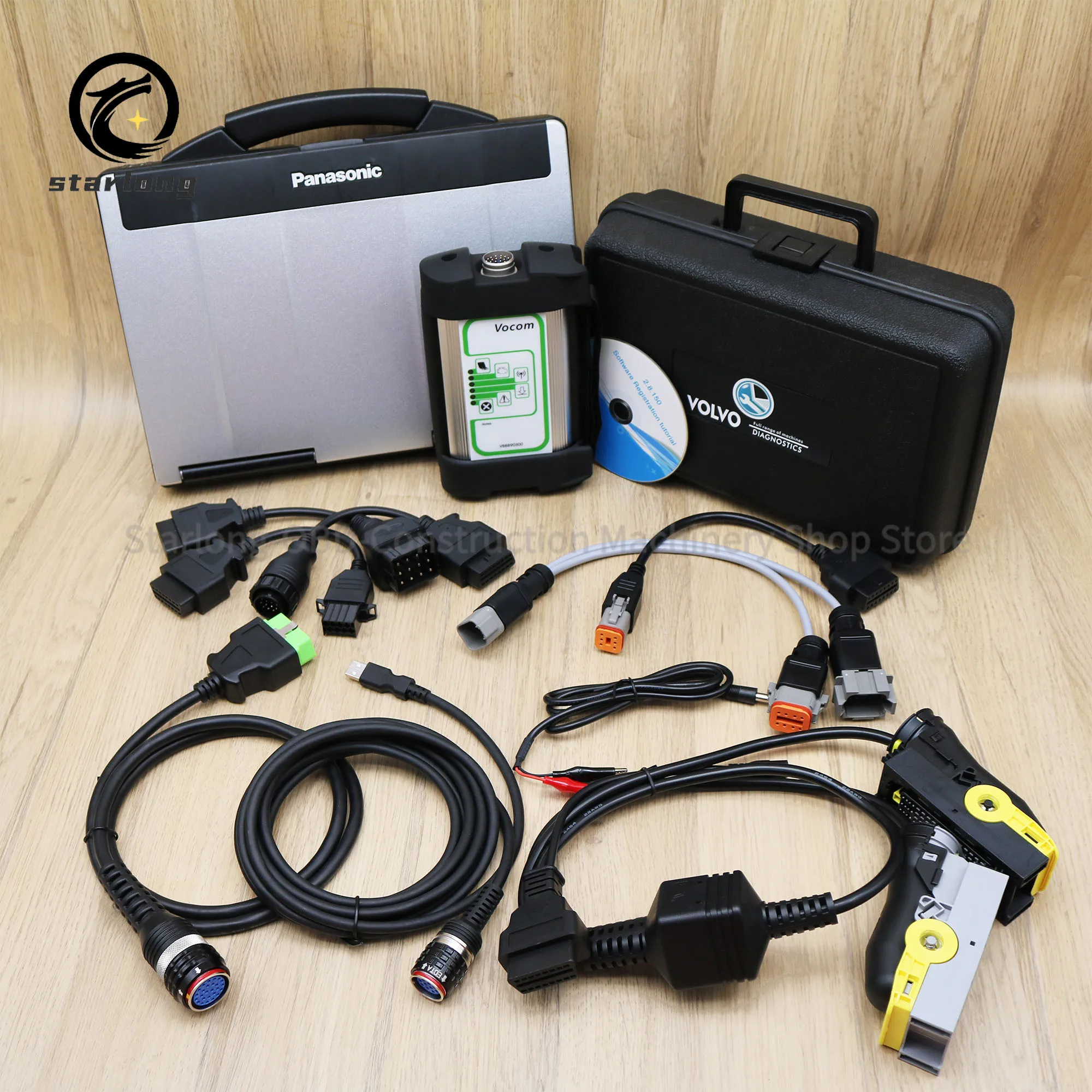 Тяжелый грузовик ДЛЯ Volvo vocom 88890300 диагностика грузовика UD Для Mack диагностики