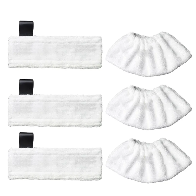 

6PCS Karcher Steam Mop Cloths Replace Accessories For Karcher EasyFix SC2 SC3 SC4 SC5 Steam Cleaner Mop Pads