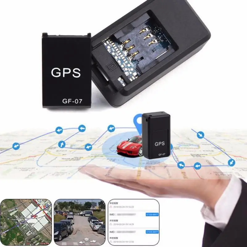 

GF07 Mini GPS Tracker The Listening Device Child Vehicle Remote Locator Sound Recording Bug Mini Smart Tag Tracking Quad Band