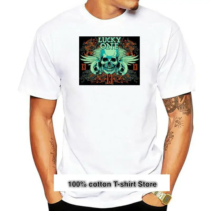 

Camiseta Unisex de Lucky One, camiseta con Calavera, 2Xl, 14Xl