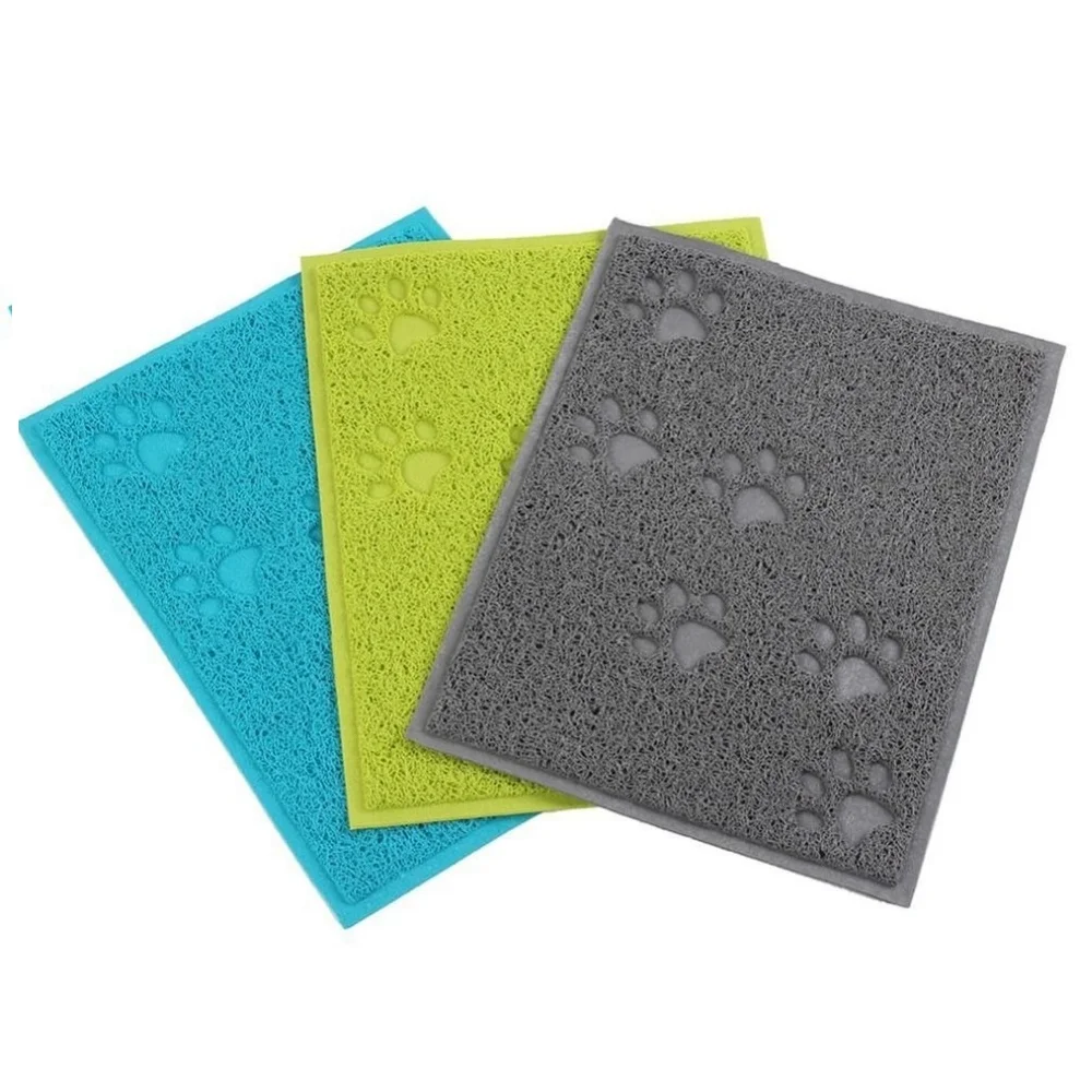 

Cat Litter Mat PVC Waterproof Non-slip Cat Mat Trapper Mat Waterproof for Cat Bed Pad House Cleaning Pet Mat 30*40CM