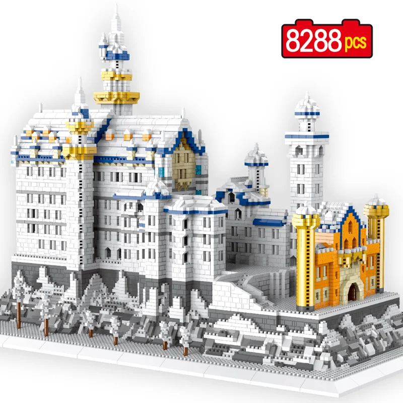 

8288 шт., Детский конструктор «Лебедь»