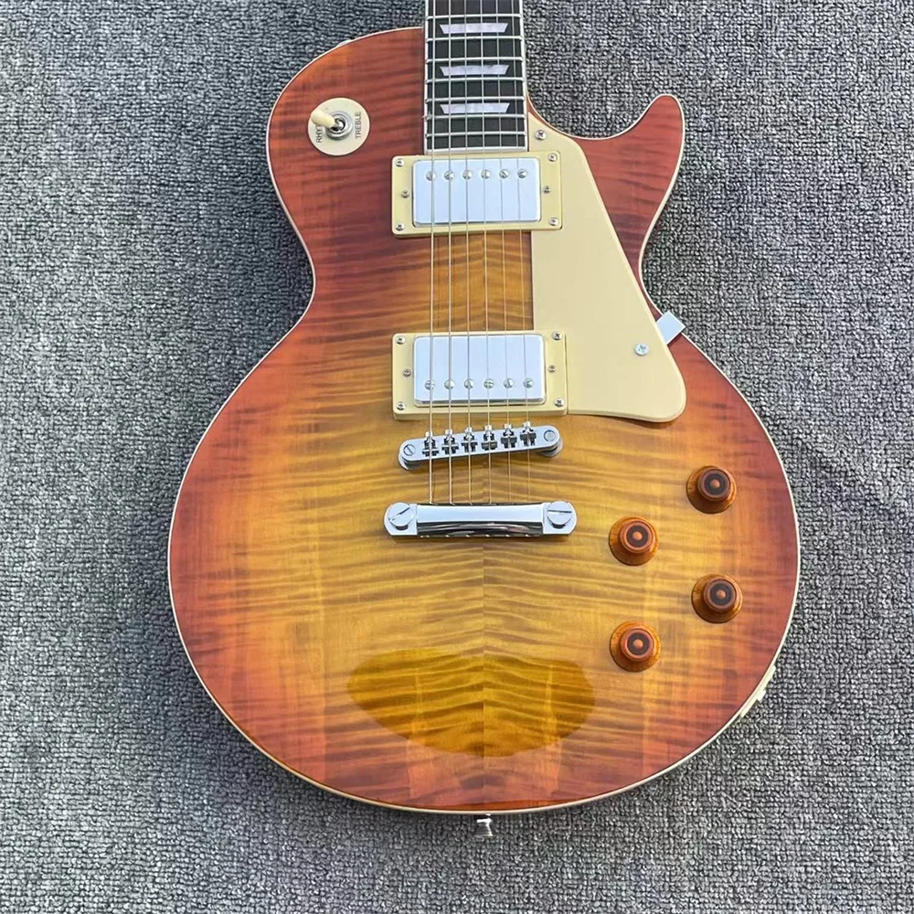 

In stock LP electric guitar closed pickup sound pure thick day outstanding classic style guitarra guitars