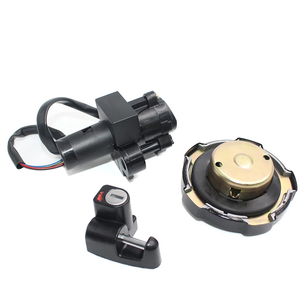 Мотоциклетный переключатель зажигания ключ для замка сиденья набор крышек