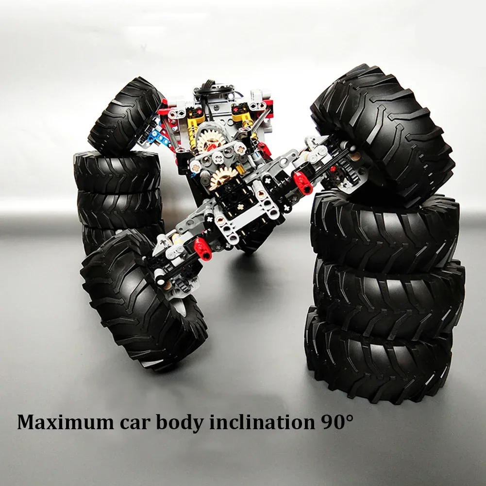 4WD шасси радиоуправляемого автомобиля с электроприводом альпинистские